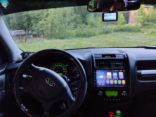 2009 Kia Sportage II Рестайлинг, чёрный, 1200000 рублей, вид 5