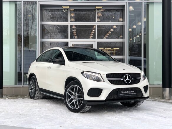2017 Mercedes-Benz GLE Coupe 350 d I (C292), белый - вид 1