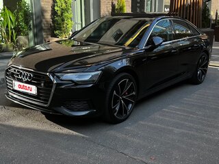 2019 Audi A6 40 TDI V (C8), чёрный, 3300000 рублей, вид 2