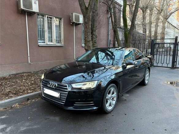 2016 Audi A4 V (B9), чёрный