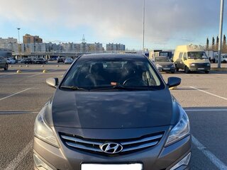 2014 Hyundai Solaris I Рестайлинг, серый, 1100000 рублей, вид 2