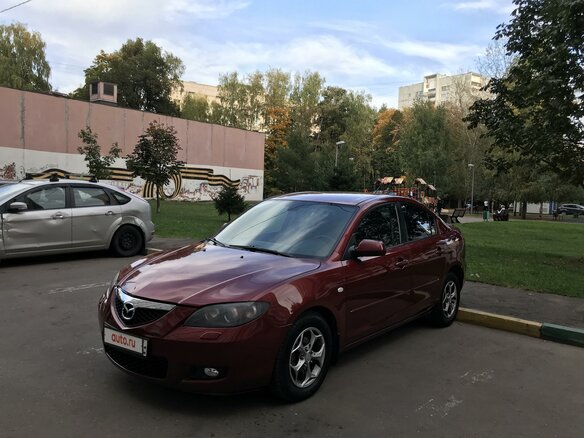 2008 Mazda 3 I (BK) Рестайлинг, красный - вид 6