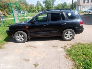 2008 Hyundai Santa Fe Classic Classic, чёрный, 620000 рублей, вид 2