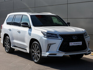 2020 Lexus LX 570 III Рестайлинг 2, белый, 9132357 рублей, вид 3