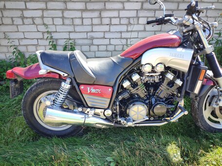 1989 Yamaha V-Max 1200, красный, 280000 рублей, вид 5