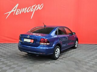 2019 Volkswagen Polo V Рестайлинг, синий, 1149000 рублей, вид 5