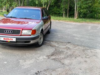1991 Audi 100 IV (C4), красный, 260000 рублей, вид 3