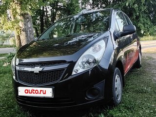 2012 Chevrolet Spark III, чёрный, 470000 рублей, вид 3