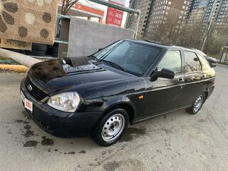 2008 Lada (ВАЗ) Priora I, чёрный, 228000 рублей, вид 1