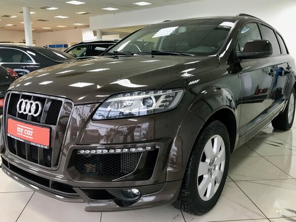 2013 Audi Q7 I (4L) Рестайлинг, коричневый, 2900000 рублей - вид 2
