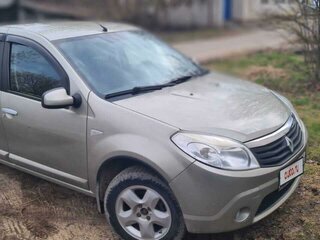 2012 Renault Sandero I, бежевый, 530000 рублей, вид 1