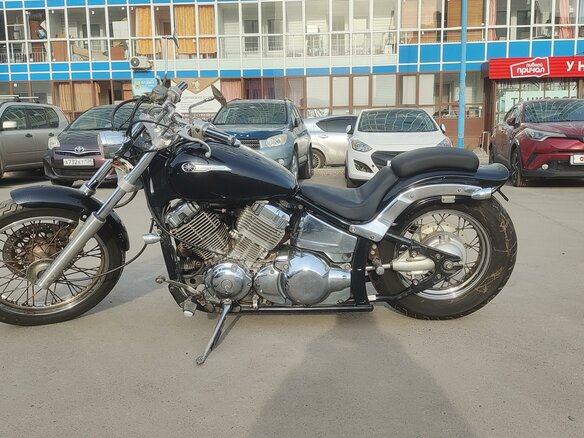 1996 Yamaha XVS400 Drag Star, чёрный, 495000 рублей - вид 5