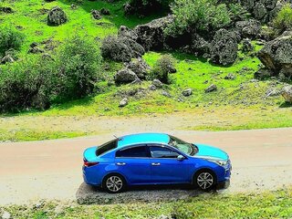 2017 Kia Rio IV, синий, 1649000 рублей, вид 5