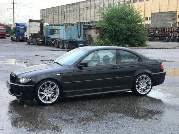 2004 BMW 3 серии 320i IV (E46) Рестайлинг, чёрный, 1100000 рублей - вид 2