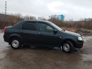 2010 Renault Logan I Рестайлинг, серый, 400000 рублей, вид 4