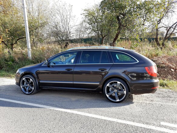 2012 Skoda Superb II, коричневый - вид 12