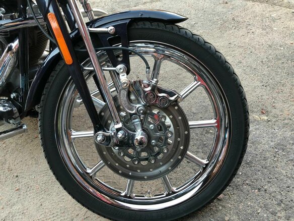 2006 Harley-Davidson CVO, синий - вид 1