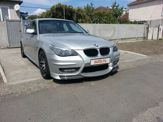 2007 BMW 5 серии 525i V (E60/E61), серебристый, 2770000 рублей, вид 2