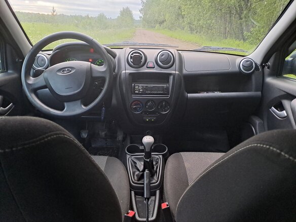 2015 Lada (ВАЗ) Granta I, серый, 780000 рублей - вид 6