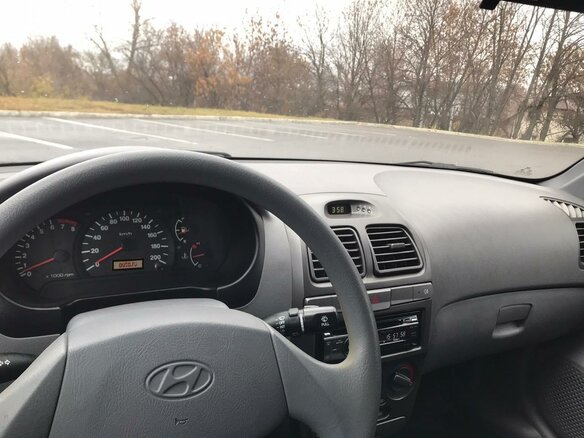 2008 Hyundai Accent ТагАЗ II, синий - вид 10