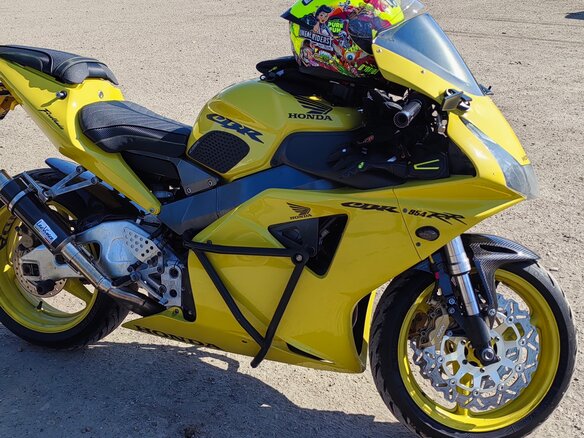 2002 Honda CBR 954RR Fireblade, жёлтый, 600000 рублей - вид 7