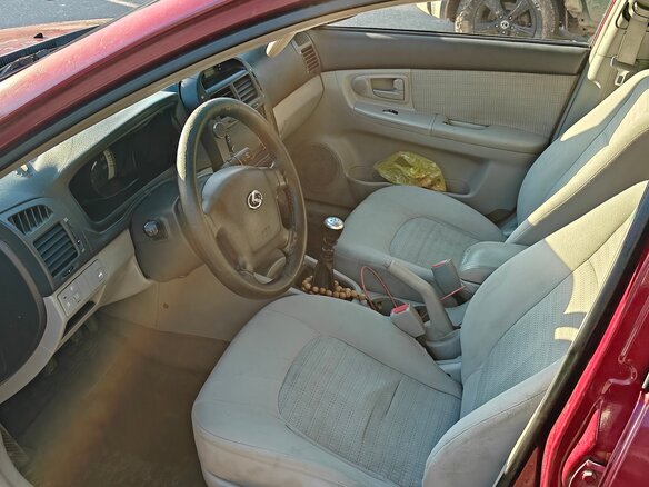 2007 Kia Cerato I Рестайлинг, красный, 220000 рублей - вид 7