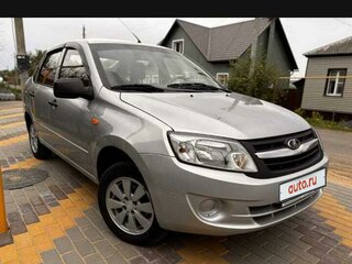 2013 Lada (ВАЗ) Granta I, серебристый, 520000 рублей, вид 1