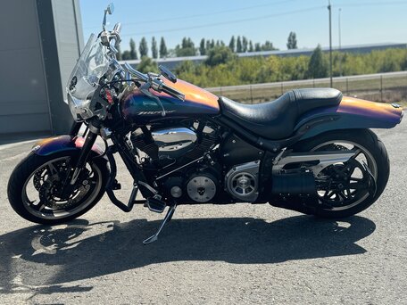 2002 Yamaha XV 1700 Warrior, фиолетовый, 830000 рублей, вид 2