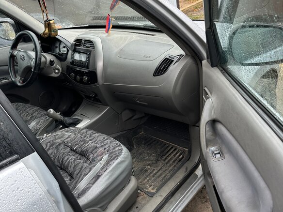 2007 Chery Tiggo (T11) I, серебристый, 360000 рублей - вид 5