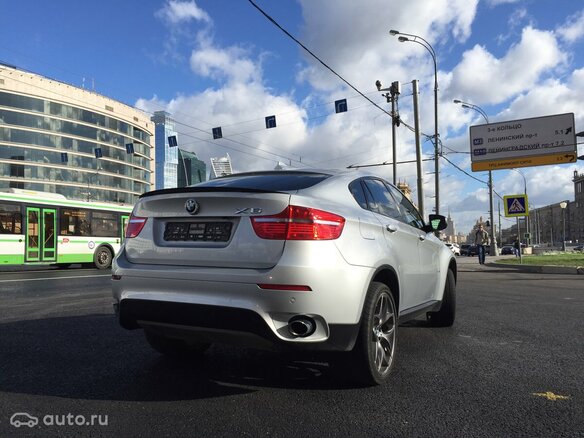 2011 BMW X6 35i 8-speed I (E71), серебристый