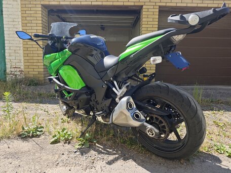 2014 Kawasaki Z 1000SX, зелёный, 790000 рублей, вид 4