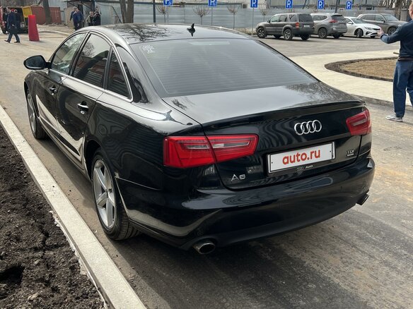 2011 Audi A6 IV (C7), чёрный, 1450000 рублей - вид 2