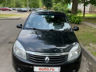 2011 Renault Sandero I, чёрный, 589380 рублей, вид 2