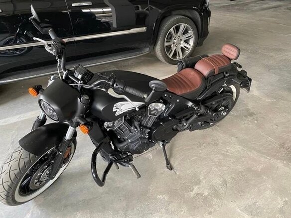 2020 Indian Scout, чёрный, 1500000 рублей - вид 6