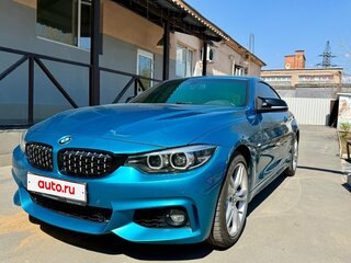 2019 BMW 4 серии 420d xDrive F32/F33/F36 Рестайлинг, синий, 3000000 рублей, вид 2