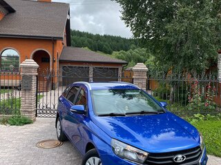 2020 Lada (ВАЗ) Vesta SW I, синий, 910000 рублей, вид 3