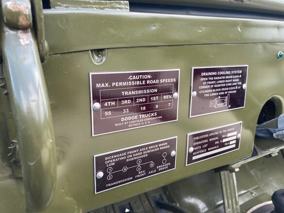 1944 Dodge WC series WC-52 T214, зелёный - вид 13