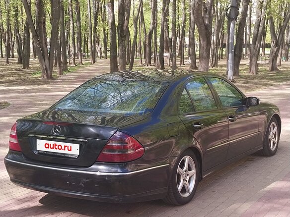 2004 Mercedes-Benz E-Класс 200 III (W211, S211), чёрный, 900000 рублей - вид 8
