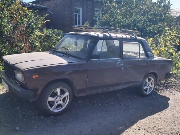 2006 Lada (ВАЗ) 2107, красный, 60000 рублей - вид 1