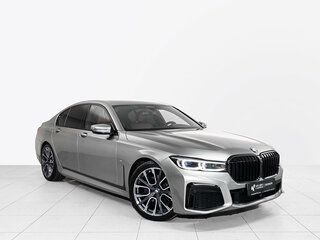 2021 BMW 7 серии 730d xDrive VI (G11/G12) Рестайлинг, серый, 6455000 рублей, вид 3