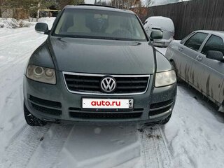 2004 Volkswagen Touareg I, серый, 850000 рублей, вид 1