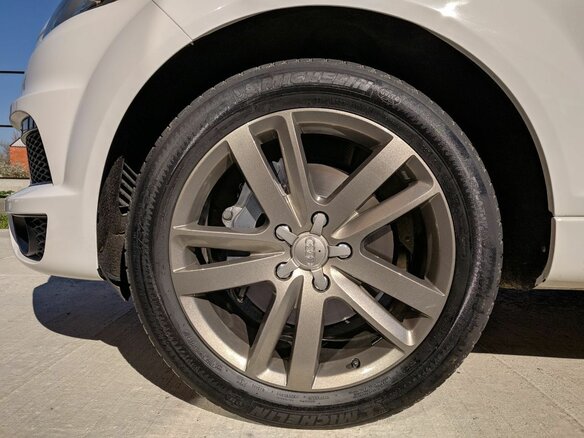 2010 Audi Q7 I (4L) Рестайлинг, белый - вид 9