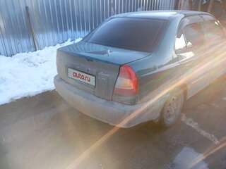 2002 Hyundai Accent ТагАЗ II, зелёный, 200000 рублей, вид 3