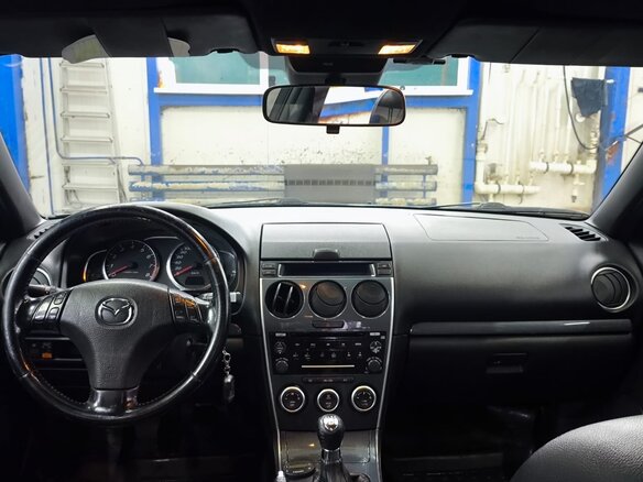 2006 Mazda 6 I (GG) Рестайлинг, серый, 450000 рублей - вид 4