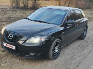 2007 Mazda 3 I (BK) Рестайлинг, чёрный, 300000 рублей, вид 2
