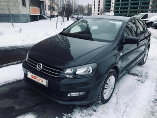 2016 Volkswagen Polo V Рестайлинг, серый, 580000 рублей, вид 1