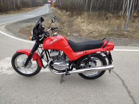1987 Jawa 350/638, красный, 430000 рублей, вид 4