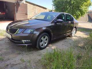 2018 Skoda Octavia III (A7) Рестайлинг, коричневый, 1600000 рублей, вид 2