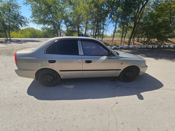 2008 Hyundai Accent ТагАЗ II, бежевый, 610000 рублей - вид 5