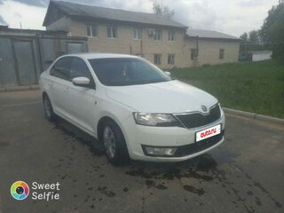 2017 Skoda Rapid I Рестайлинг, белый, 545000 рублей, вид 5